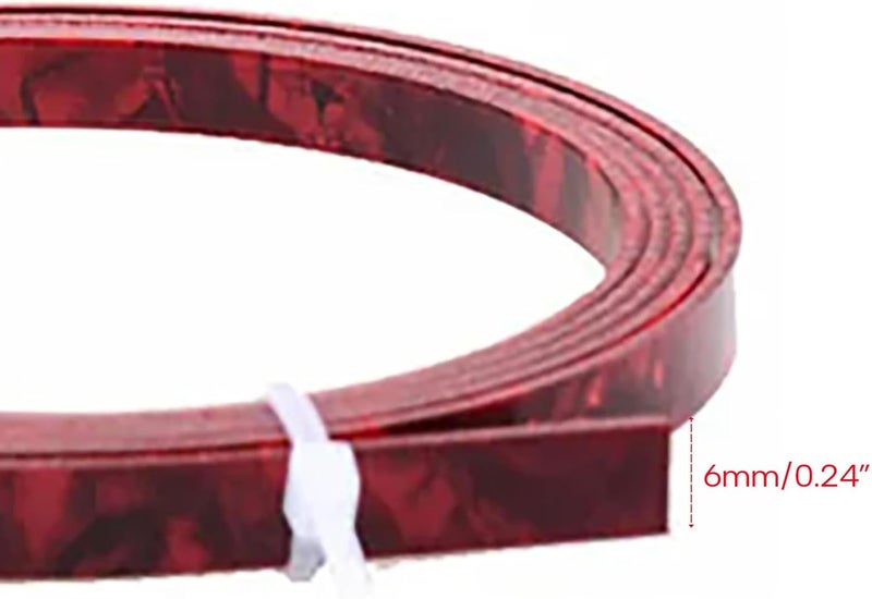 Heyxi Guitar Binding Purfling Strips Guitar Edging Strips Luthier Tool Edge Trim Inlay for Acoustic Classical Guitars Black - Image 3